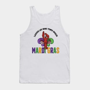 Crawfish Mardi Gras Tank Top